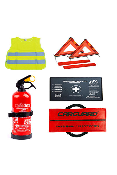 motor starter Kit Siguranta Auto Omologat, Geanta depozitare, Trusa medicala,...