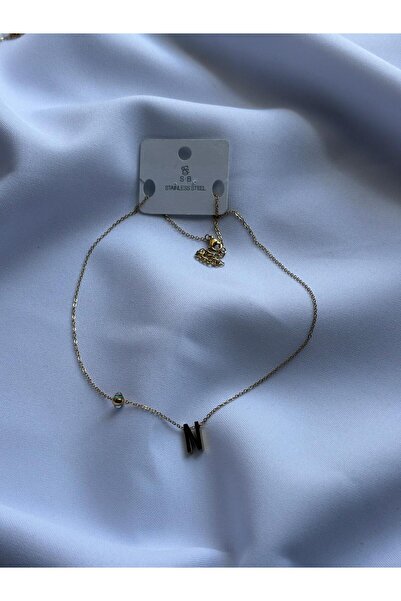 Bestofcase Letter Detailed Chain Necklace