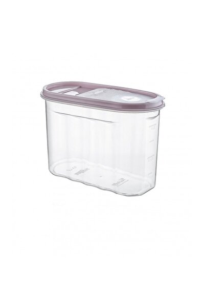 Tuffex Plastic food storage container with lid, 1.25 Liters