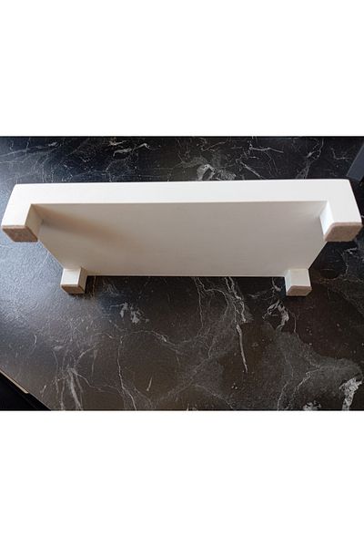 BÜYÜLÜ HOME Luxury Oil Pot Base with Marble Legs 25 cm Length 12.5 Width