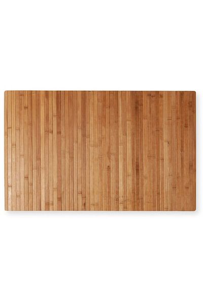 OEM Covor dreptunghiular din bambus și cauciuc, 50 x 120 cm, Grunberg BM027/NATURE