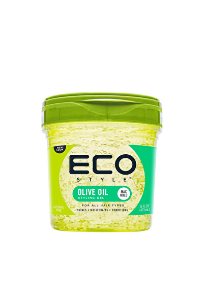 DECOSTYLE Gel de styling nutritiv fixare puternica EcoStyle Olive Oil 473ml
