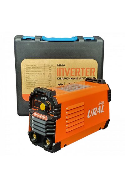 Campion Aparat de sudura ( Invertor ) URAL MMA 325DK, 320Ah, Accesorii Incluse,Cutie de Transport,Cabluri 3M