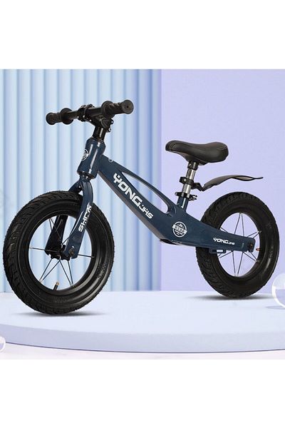 OEM Bicicletă de echilibru, fără pedale, pentru copii, roți LED din cauciuc de 12 inch, cadru ușor