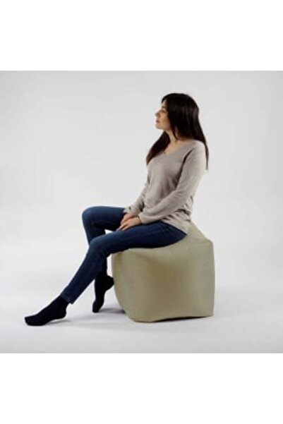 Pufrelax Taburet Cub XL Pufrelax, Material impermeabil - Bej