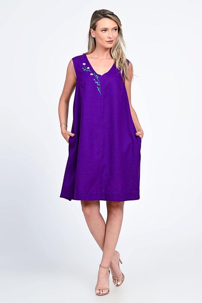 Eranthe Women's Dress, Eranthe, V-Neckline V340
