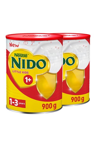nido Nido Baby Milk (1) Plus with Honey 1 to 3 Years 900g Twin Pack