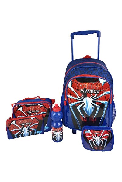 Roco Spider 5-in-1 Value Set Trolley Bag with Accessory – 16/17 Inch School Set