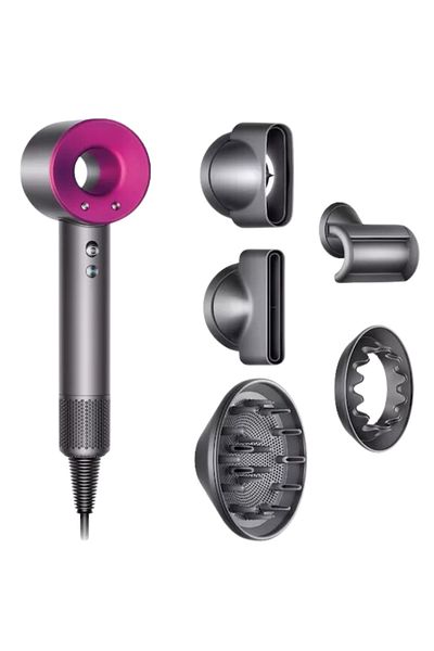 Blasko Uscator de par profesional, motor digital 1600W, 5 accesorii, duze magnetice, ionizare, 3 trepte tem