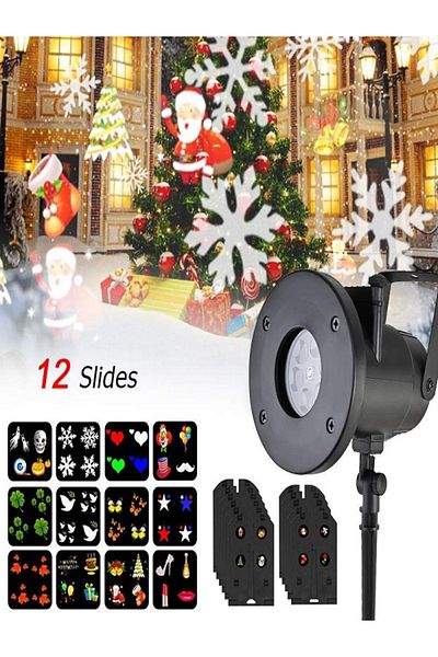 JustZEN Laser LED Projector for Christmas, Halloween, Valentine's Day or Dragobete, JustZen® CR 4