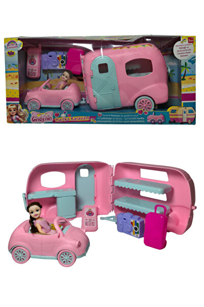 RAF Store Cindy'nin Karavanı Oyun Seti Esmer Bebekli Büyük Boy