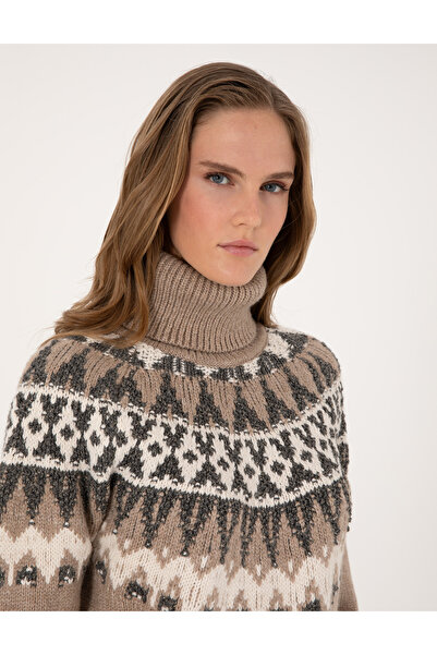 Pierre Cardin Vizon Regular Fit Balıkçı Yaka Kazak 50315942-VR052