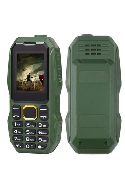 Blasko Telefon militar Dual SIM cu carcasa antisoc, acumulator 5800mAh, lanterna, radio FM si slot SIM, ide