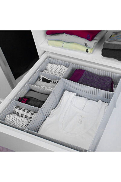 Decobella Drawer Organizer Adjustable Cuttable Jewelry Buckle Sock Organizer Organizer Fma01000