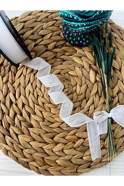 nuksoc Linen Napoli Ribbon 1 Pcs 20 Meters 2 cm Promise Engagement Bride