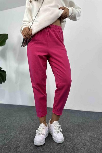 My Blog Pink Tassel Detailed Trousers