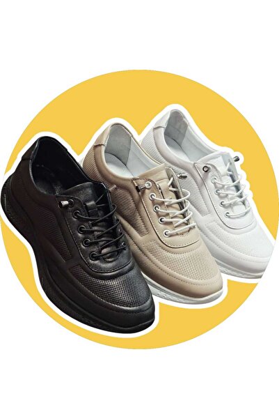 Dr.Relax Genuine Leather Full Orthopedic Women's Shoes Seasonal Stylish and Comfortable