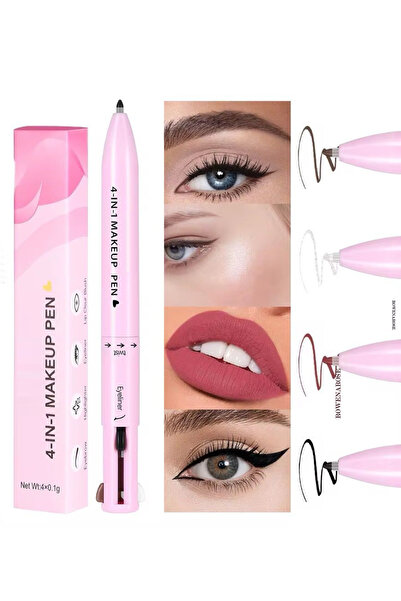 ROWENAROSE 4 In 1 Makyaj Kalemi - 4'ü 1 Arada Makyaj Kalemi - 4 In 1 Make Up Pen