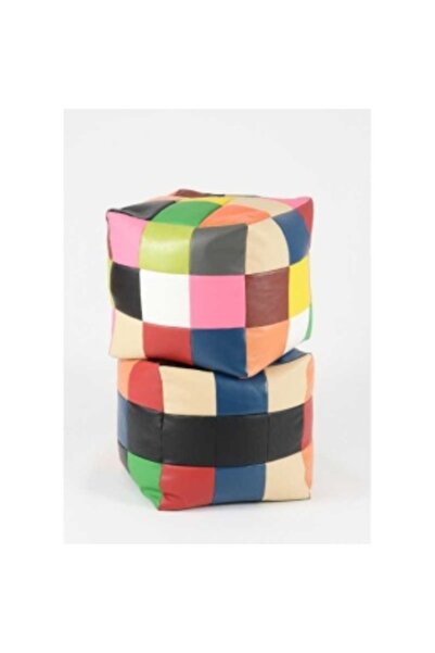 Pufrelax Taburet Cub XL Pufrelax, Material Piele ecologica - Alb