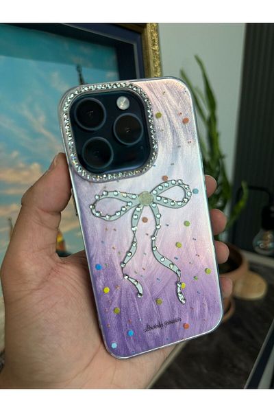 m.tk moveteck حافظة iPhone 16 Pro Max بإطار كاميرا وخلفية مرصعة بتصميم ثلاثي الأبعاد وغطاء عاكس للون