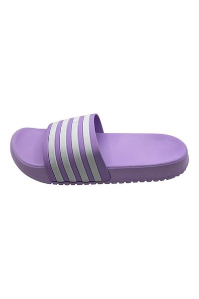 TECOS Papuci de plaja sau piscina pentru dama, Tecos®, marime 36, mov, 23 centimetri, model cu dungi