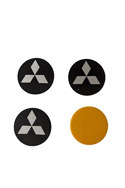 GÖKASAUTO Mitsubishi jant göbeği Etiket 55 mm 4 Adet