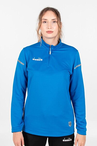Diadora Alto 25 Training Tracksuit Single Top Saks Blue