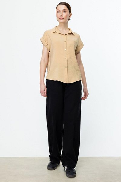 On Fashion Single Pocket Short Sleeve Shirt