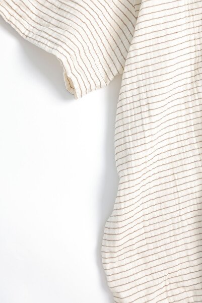 no7man Huston Coffee Striped T-Shirt