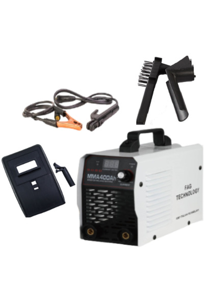 Campion Aparat de sudura FAG TECHNOLOGY®, MMA 400Ah, Cabluri sudura 3m