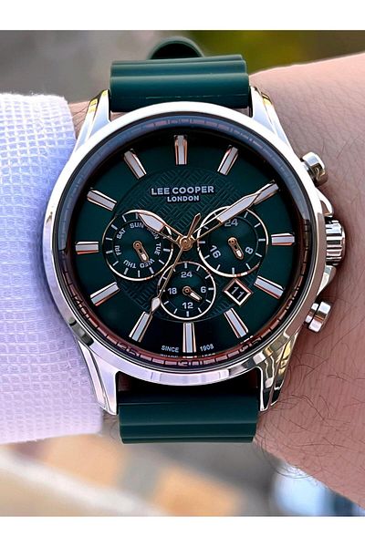 Lee Cooper 3 Atm Water Resistant Special Design Men's Wrist Watch Vs.Blkt.0500