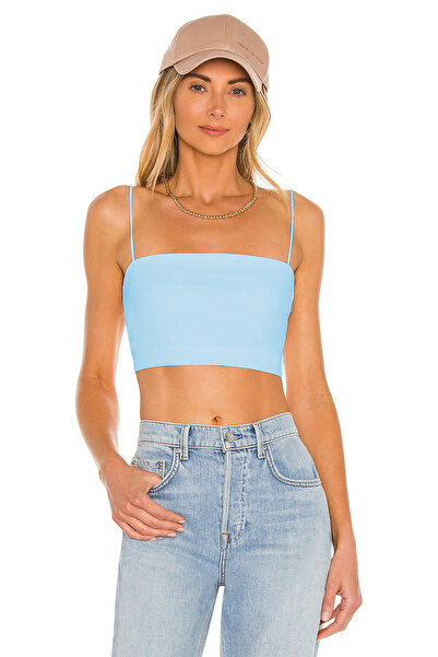 AFR CLOTHES ЖІНОЧИЙ ДВОЯРОВИЙ ДЖЕРСЕЙ ТКАНИНА З ПРОВОЛОКОЮ CROP TOP