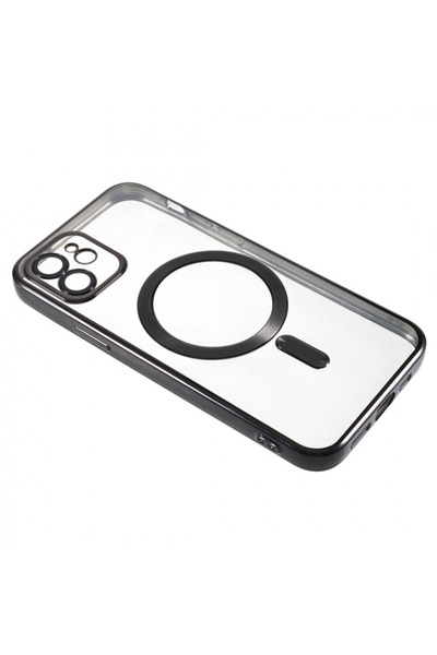 OEM Carcasă de protecție din sticlă pentru iPhone 15 Pro Max, neagră