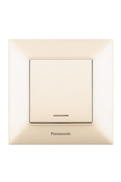 PANASONIC Intrerupator cu LED Arkedia Slim Bej