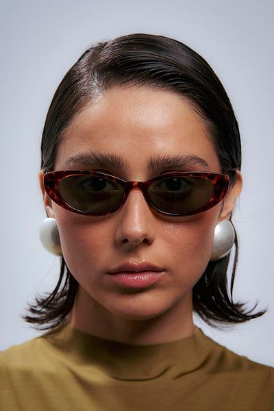Bilge Karga Daniel Magic Leopard Green Sunglasses