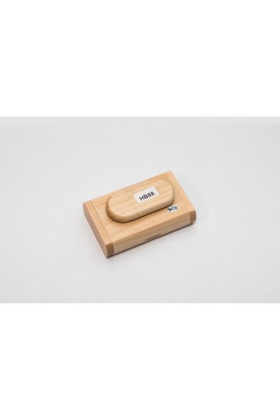 HB88 USB Memory Stick 64GB, USB 3.0 Wooden Oval Model
