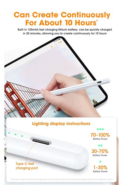 Al Riyadi Smart Pen for iPad and Tablets | Magnetic Stylus Pink