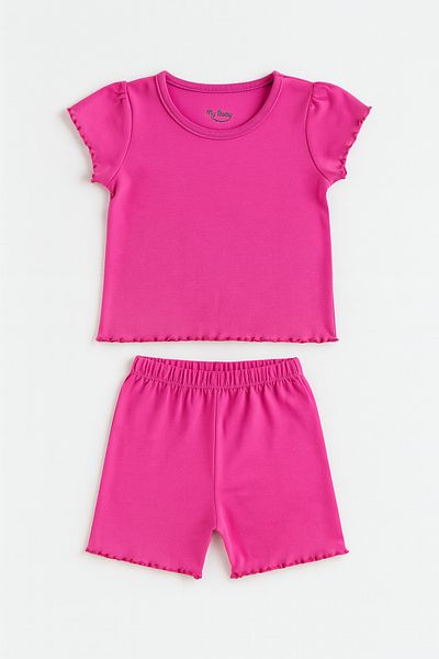 For My Baby T-Shirt Shorts Girl 2 Piece Set