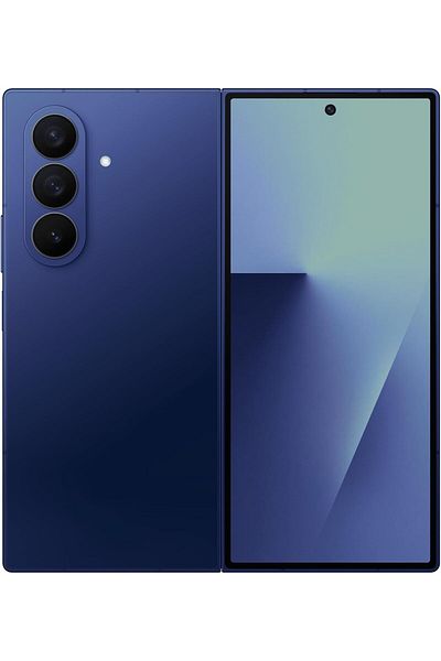 Samsung Galaxy Z Fold7, AI Phone, Blue Shadow, 256GB Storage, 12GB Memory, 200MP Camera