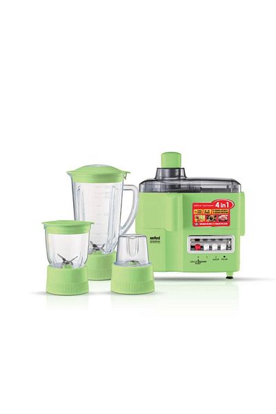 Sandfox Sanford 4-in-1 Blender 400 Watts 1.6 Liter Multi-Material SF5501JB BS, Green
