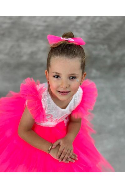RAPAPA Girl's Birthday Dress and Party Costume (Including Buckle) 2407P