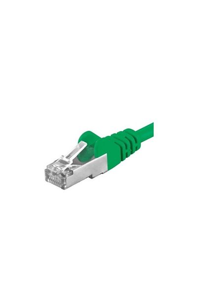 PremiumCord Cablu Patchcord SFTP RJ45-RJ45 Cat.6A, 5m, verde, cupru integral, 26AWG