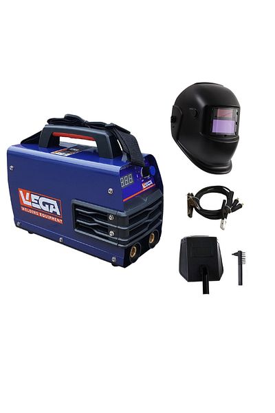 OEM Set Invertor sudura Vega 300 A cu valiza de transport, accesorii incluse, electrozi 1.5-5 mm + Masca