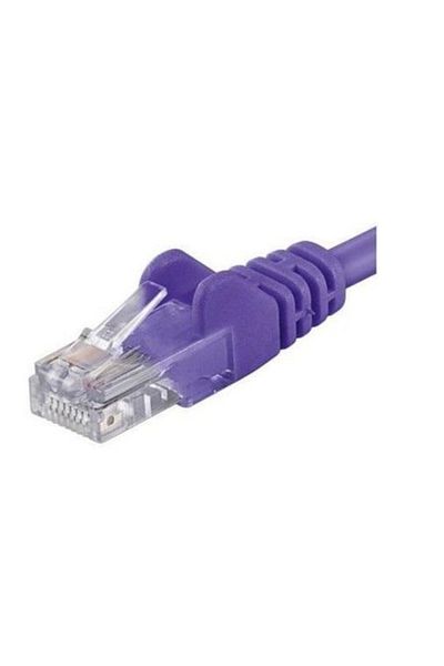 PremiumCord Cablu de patch UTP RJ45-RJ45 Cat6, 1m, violet, cupră completă, 26AWG