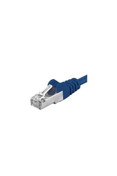 PremiumCord Cablu Patchcord SFTP RJ45-RJ45 Cat.6A, 2m, albastru, cupru integral, 26AWG