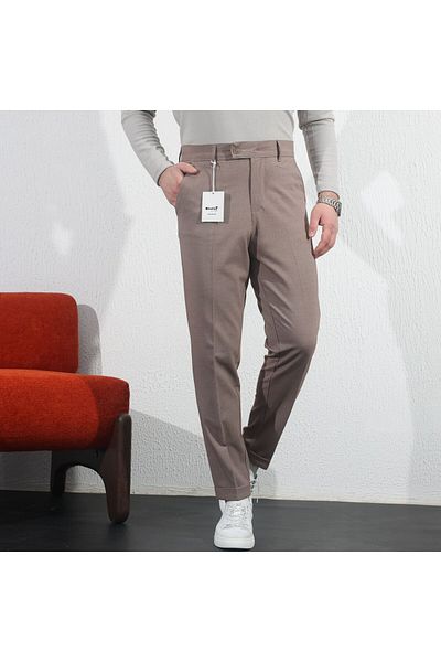hello7 Men's Premium Quality Regular Lycra Stylish and Comfortable Short-Tongue Fabric Trousers Suitable for Any Environment