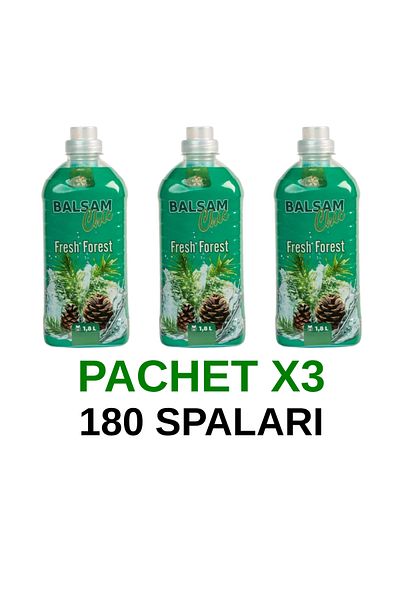 CHIC Fresh Forest Conditioner – Value Pack 3x1.8L (180 Washes) | Extra Softness & Long-Lasting Fragrance
