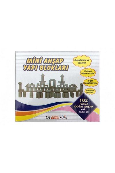 Jaju Baby Wooden Mini Building Blocks Personal Development Design and Skill Game