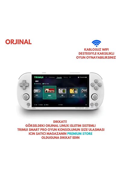 Prest Trimui Smart Pro Oyun Konsolu El Atarisi Rgb Joystick 128 Gb Hafıza 13....