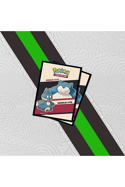 Mythos Cards Ultra Pro -Snorlax and Munchlax Support Protective Sleeve 65 Pack